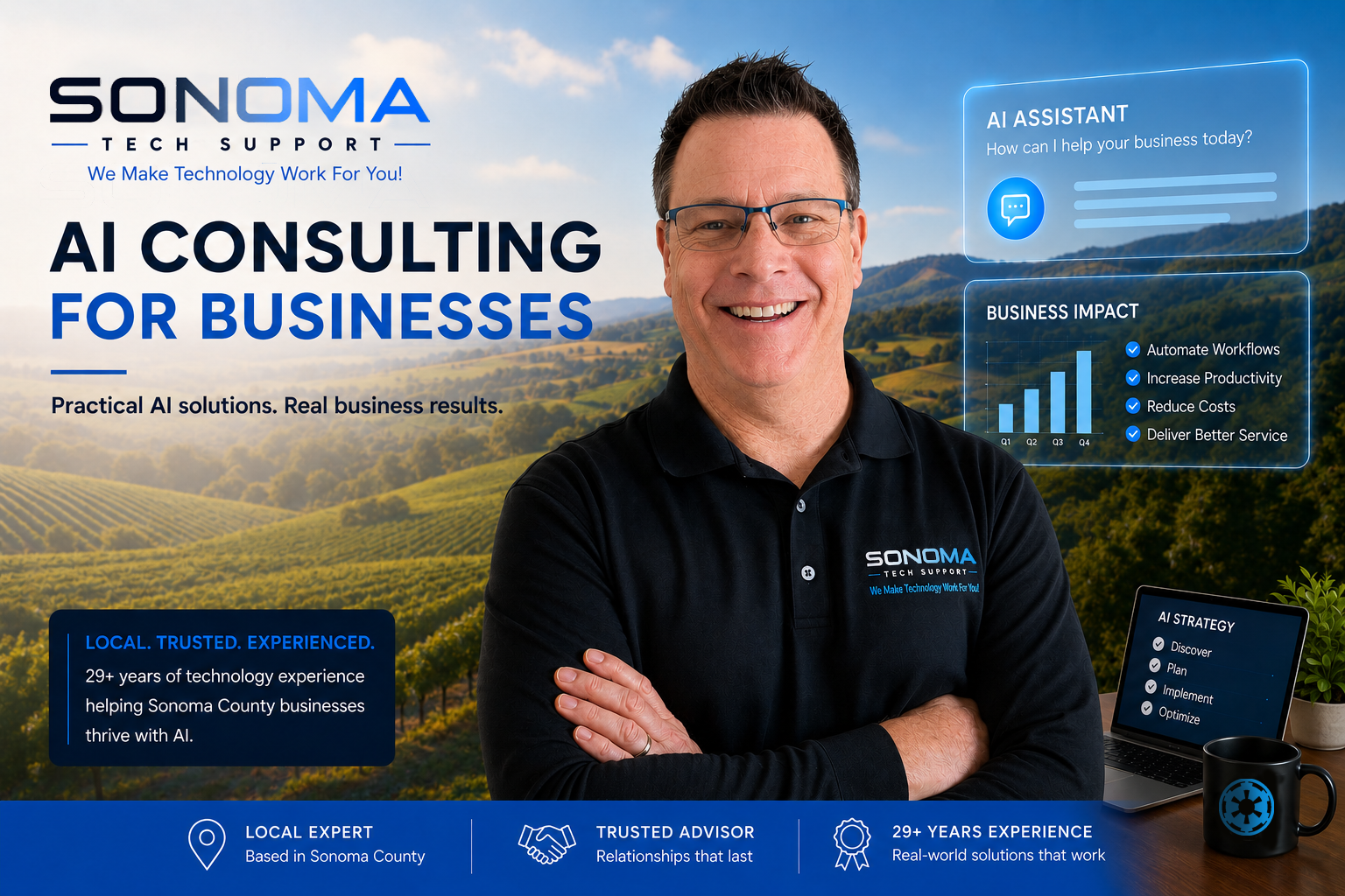 AI Consulting for Sonoma County Businesses - Craig Gaylord, Sonoma Tech Support