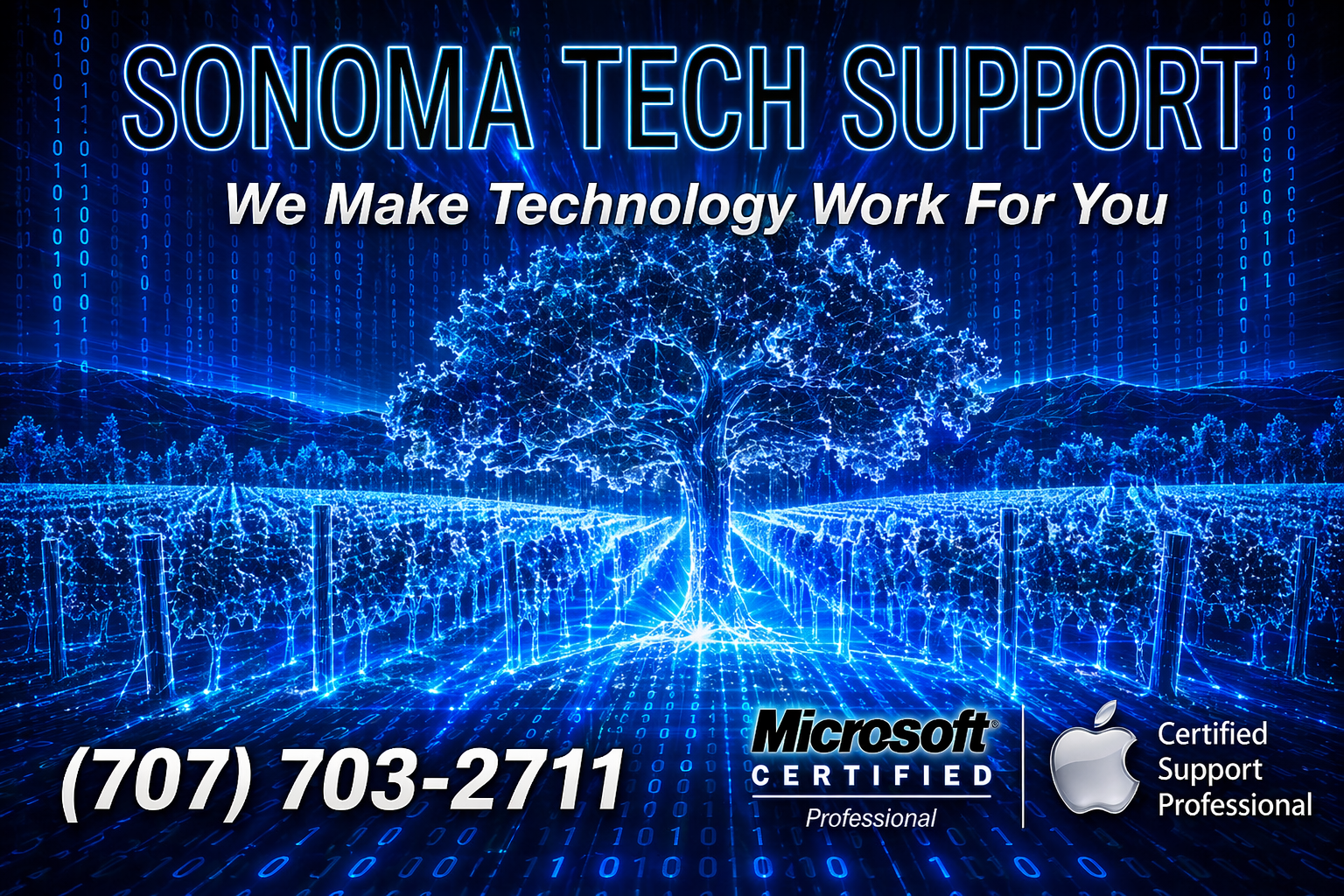 Sonoma County vineyard digital AI illustration